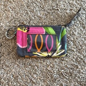 Vera Bradley Colorful Floral ID Wallet